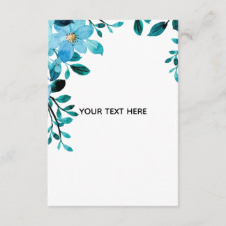Tarjeta De Recepción Crea Tu Propia Floral