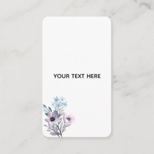 Tarjeta De Recepción Crea Tu Propia Floral 