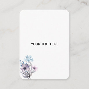 Tarjeta De Recepción Crea Tu Propia Floral 