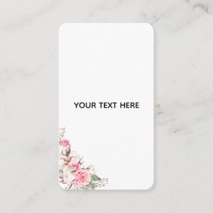 Tarjeta De Recepción Crea Tu Propia Floral 