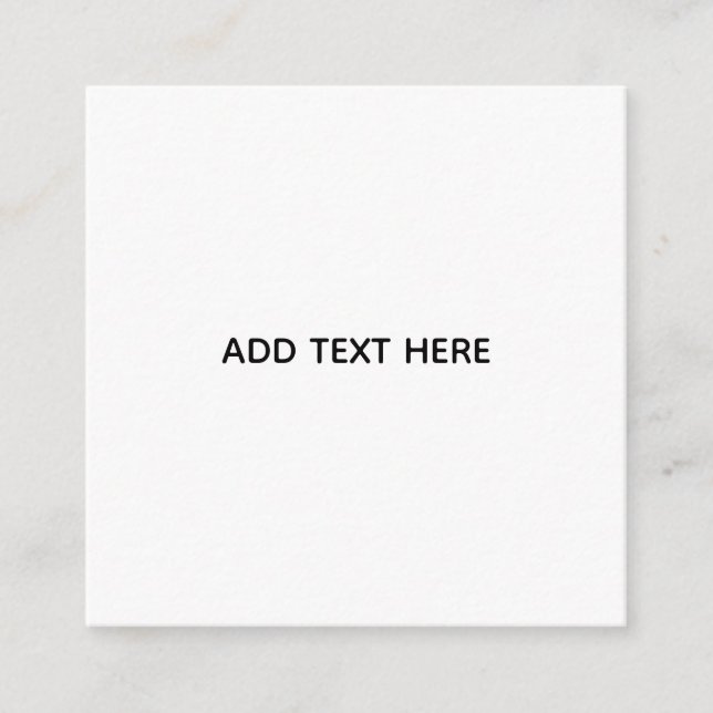 Tarjeta De Recepción Crea tu propio blanco  (Anverso)