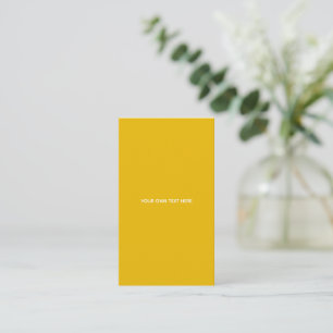 Tarjeta De Recepción Crea tu propio diseño amarillo personalizado
