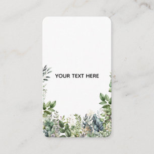 Tarjeta De Recepción Crea tu propio diseño botánico