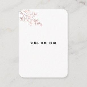 Tarjeta De Recepción Crea tu propio elegante blanco