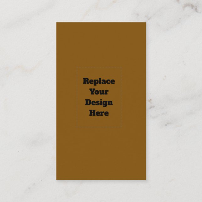 Tarjeta De Recepción Crea tu propio marrón (Anverso)