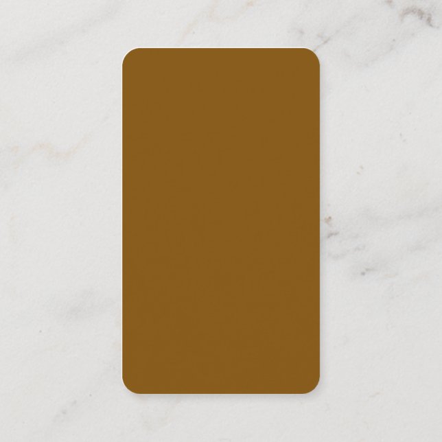 Tarjeta De Recepción Crea tu propio marrón (Reverso)