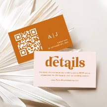 Cream Naranja Retro sitio web de Bodas del Boho de