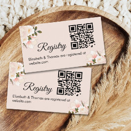 Tarjeta De Recepción Creamy Rose Garden Bridal Celebration