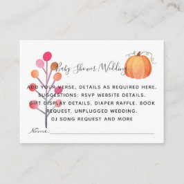 Tarjeta De Recepción Crear inserciones de detalles de eventos propios -