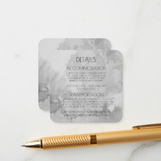 Tarjeta De Recepción Crear su propia marble acuarela Personalizado