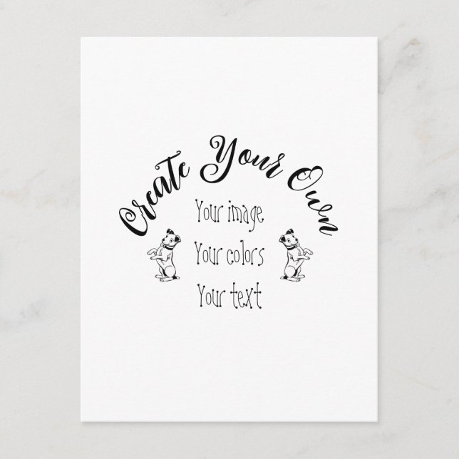 Tarjeta De Recepción Crear su propio personal (Anverso)