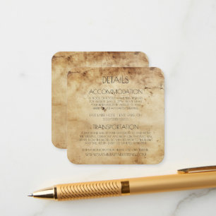 Tarjeta De Recepción Crear su propio Personalizado Sepia Papel antiguo