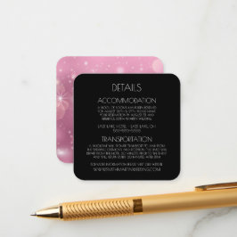 Tarjeta De Recepción Crear sus propias broquetas de texto de Personaliz