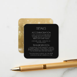 Tarjeta De Recepción Crear sus propias broquetas de texto de Personaliz