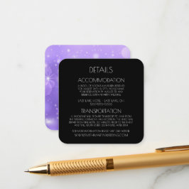 Tarjeta De Recepción Crear sus propias broquetas de texto de Personaliz