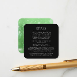 Tarjeta De Recepción Crear sus propias broquetas de texto de Personaliz