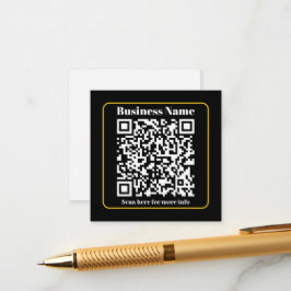 Tarjeta De Recepción Crear un código QR comercial digitalizable instant