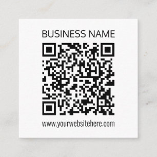 Tarjeta De Recepción Crear un código QR para empresas texto instantáneo
