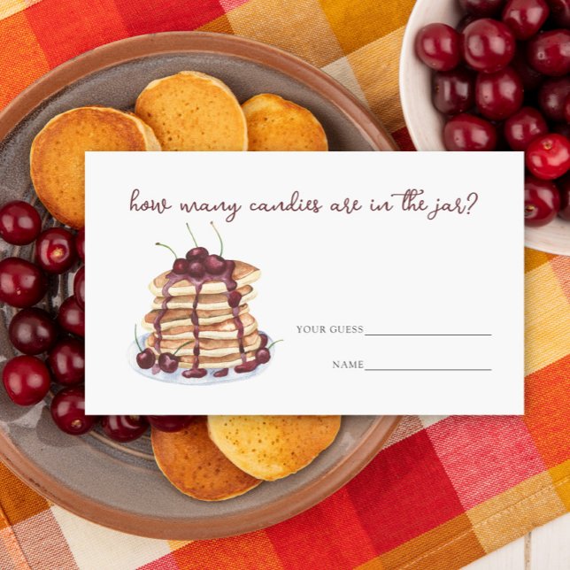 Tarjeta De Recepción Crepes cerezo dulce ¿Cuántos canes de caza? (Subido por el creador)