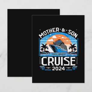 Tarjeta De Recepción Crucero de madre e hija 2024