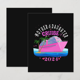 Tarjeta De Recepción Crucero de madre e hija 2024