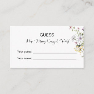 Tarjeta De Recepción ¡Cuántas Vaqueras Boots! Flor silvestre ducha de n