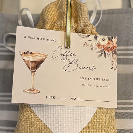 Tarjeta De Recepción ¿Cuántos cafés contienen la ducha Espresso Martini