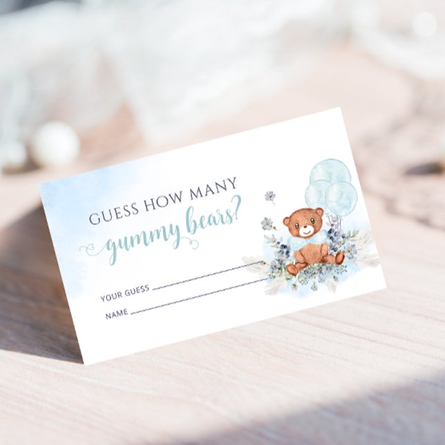 Tarjeta De Recepción ¿Cuántos Gummy Lleva Juego Baby Shower? (Subido por el creador)