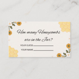 Tarjeta De Recepción ¿Cuántos panes de miel de bebé ducharse?