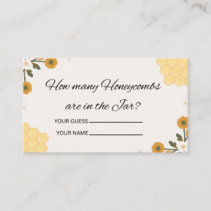 Tarjeta De Recepción ¿Cuántos panes de miel de bebé ducharse?