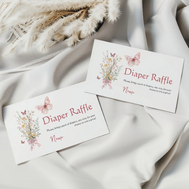 Tarjeta De Recepción Cubierta Baby Shower de mariposa rústica (Subido por el creador)