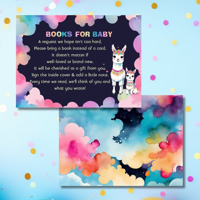 Tarjeta De Recepción Cuidada acuarela Llama Mama Libros Mexicanos Para  (Subido por el creador)