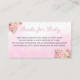 Tarjeta De Recepción Cuidada acuarela Teddy Bear Chicas libros para beb