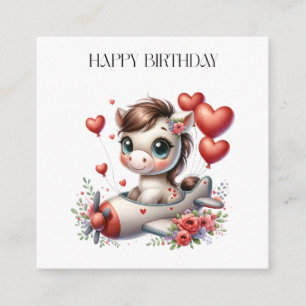 Tarjeta De Recepción Cumpleaños de Pony Pilot