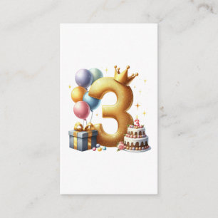Tarjeta De Recepción Cumpleaños dorado 3