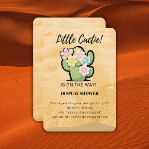 Tarjeta De Recepción Cuta pequeña cucta floral kawaii Baby Shower
