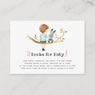 Tarjeta De Recepción Cute Autumn - Libro de Solicitud de Baby Shower pa