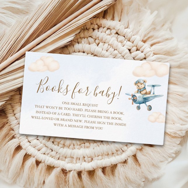 Tarjeta De Recepción Cute Bear Baby Shower Boy  (Subido por el creador)