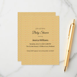 Tarjeta De Recepción Cute Boho Baby Shower Género neutro, Personalizabl