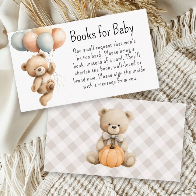 Tarjeta De Recepción Cute Boy Teddy Bear Globos para bebé (Subido por el creador)