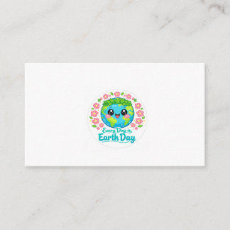 Tarjeta De Recepción Cute Earth Day Enclosure Card