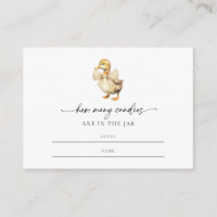 Cute género Neutral Duck Candies Baby Shower