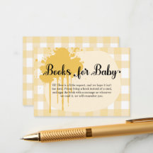 Cute Pastel Naranja Gingham Baby Shower