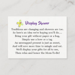 Tarjeta De Recepción Cute Toy Baby Bunny Rabbit Baby Shower Display