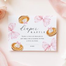 Cutie Pie Baby Shower Diaper Raffle