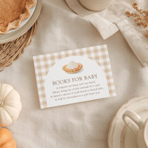 Cutie Pie Fall Baby Shower Books para el bebé