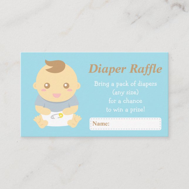 Tarjeta De Recepción Cuto bebé niño ducha Diapé gris Raffles Entradas (Anverso)