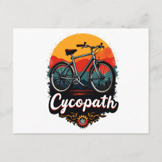 Tarjeta De Recepción Cycopath: Bicicleta energética y gráfico de puesta