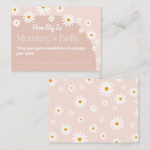 Tarjeta De Recepción Daisy Baby en flor Boho Chica Baby Shower juego