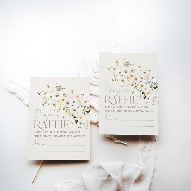Tarjeta De Recepción Daisy Boho Wildflower Rustic Baby Shower (Subido por el creador)